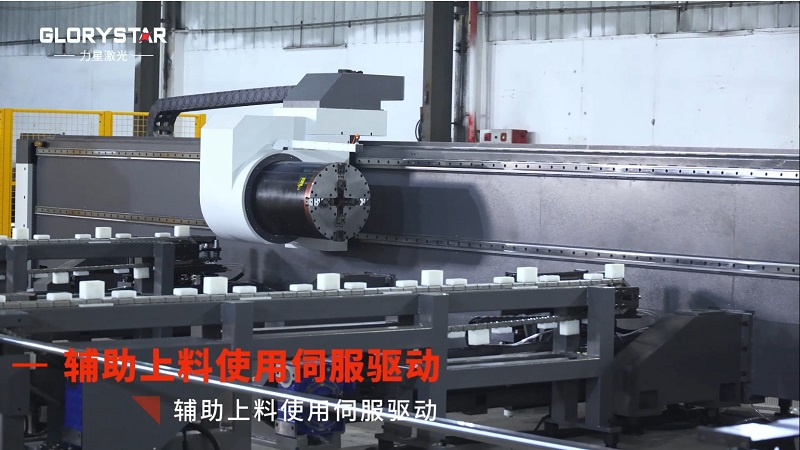 力星激光三卡盤重型管材切割機(jī)：精準(zhǔn)高效，突破極限！