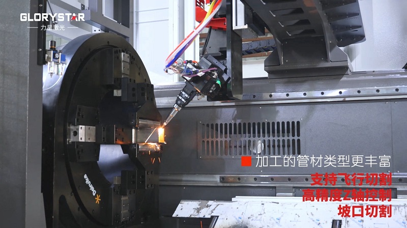 力星激光三卡盤重型管材切割機(jī)：精準(zhǔn)高效，突破極限！
